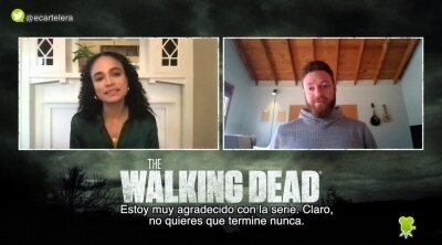 Lauren Ridloff y Ross Marquand: "Es increíble el impacto de 'The Walking Dead en todo el mundo"