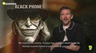 Ethan Hawke: "'Black Phone' funciona como película de terror, pero tiene algo inspirador"