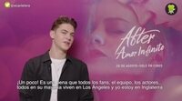 Hero Fiennes Tiffin desvela las claves de 'After. Amor Infinito' y analiza su experiencia en la saga