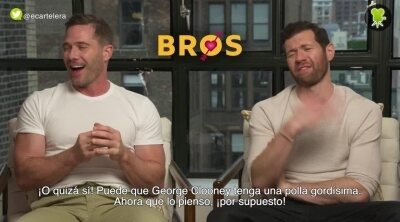 Luke Macfarlane y Billy Eichner ('Bros - Más que amigos') : "Hemos disfrutado mucho el uno del otro"