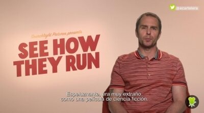 Sam Rockwell sobre el rodaje en pandemia de 'Mira cómo corren': "Fue espeluznante"