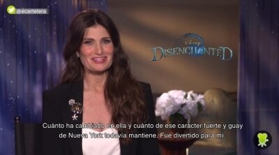 Idina Menzel ('Desencantada'): "¿Quién no querría ser la reina de un cuento de hadas?"