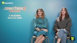 Paz Vega y Paz Padilla ('A todo tren 2') analizan el éxito del cine de Santiago Segura