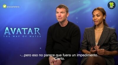 Zoe Saldaña y Sam Worthington: "James Cameron respeta la integridad de las interpretaciones"