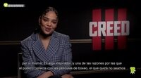 Tessa Thompson: "No eché de menos a Stallone porque está en el ADN del proyecto"