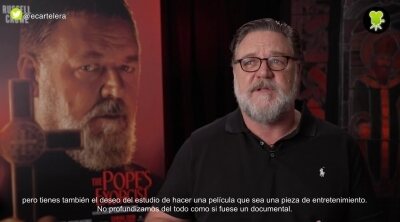 Russell Crowe ('El exorcista del Papa'): "Amorth fue un tipo espectacular, vivió una vida muy interesante"