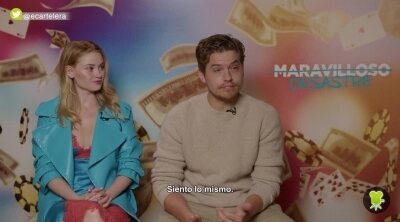 Cómo trabajaron Dylan Sprouse y Virginia Gardner las escenas de sexo de 'Maravilloso desastre'