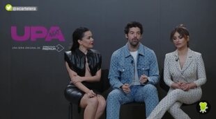 Así vivieron Beatriz Luengo, Miguel Ángel Muñoz y Mónica Cruz su reencuentro en el rodaje de 'UPA Next'