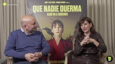 Malena Alterio sobre 'Que nadie duerma': "Ha sido meterme en un viaje, casi en una montaña rusa"