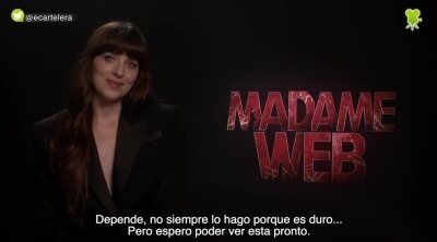 Dakota Johnson ('Madame Web') no siempre ve sus propias películas porque "es duro"