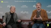 Luis Zahera y Javier Gutiérrez: "Es bueno sorprender al espectador sobre si 'Pájaros' es drama o comedia"