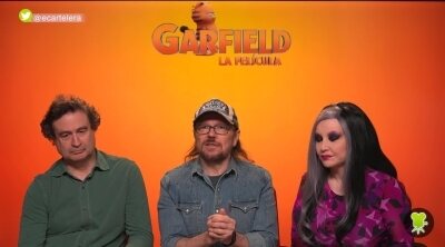 Alaska sobre el doblaje de 'Garfield: La Película' con Santiago Segura: "Así sonaba en mi cabeza"