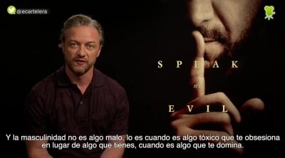 James McAvoy: "'No hables con extraños' trata sobre masculinidad, constructos y sumisión social"