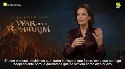 Philippa Boyens ('La guerra de los Rohirrim'): "'Hèra es el personaje más interesante para contar la historia"