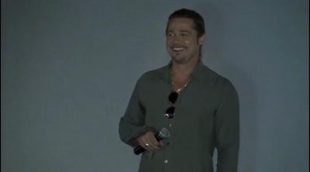 Visita de Brad Pitt a Madrid para promocionar 'Guerra Mundial Z'