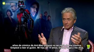 Michael Douglas: "Trabajar con Marvel es como jugar con el Real Madrid o el Barcelona"