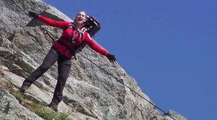 Kate Winslet repite la escena de 'Titanic' en la montaña