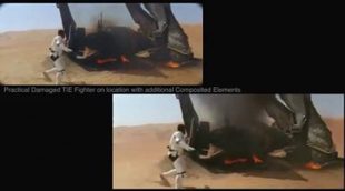 Antes y después de los efectos especiales en 'Star Wars: El despertar de la fuerza'