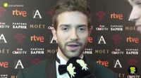 El incidente de Pablo Alborán en los Premios Goya 2016