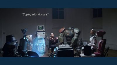 Spot IBM 'Coping with Humans: A Support Group for Bots'