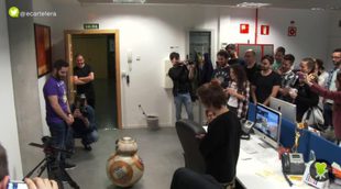 'Star Wars': BB-8 visita la redacción de eCartelera.com